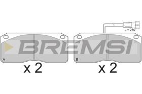 BREMSI BP7271 - PASTIGLIE FRENO - BRAKE PADS