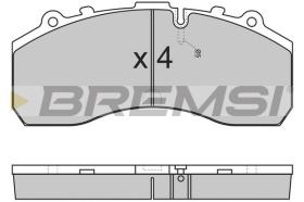 BREMSI BP7278 - PASTIGLIE FRENO - BRAKE PADS