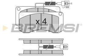 BREMSI BP7283 - PASTIGLIE FRENO - BRAKE PADS