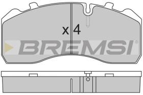 BREMSI BP7284 - PASTIGLIE FRENO - BRAKE PADS
