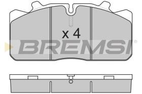 BREMSI BP7285 - PASTIGLIE FRENO - BRAKE PADS