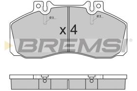 BREMSI BP7289 - PASTIGLIE FRENO - BRAKE PADS