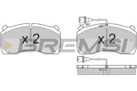 BREMSI BP7305 - PASTIGLIE FRENO - BRAKE PADS