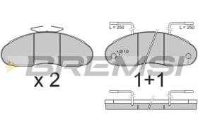 BREMSI BP7307 - PASTIGLIE FRENO - BRAKE PADS