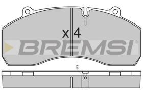 BREMSI BP7309 - PASTIGLIE FRENO - BRAKE PADS