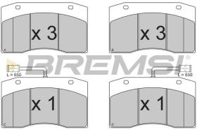 BREMSI BP7312 - PASTIGLIE FRENO - BRAKE PADS