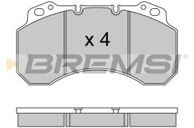 BREMSI BP7331 - PASTIGLIE FRENO - BRAKE PADS
