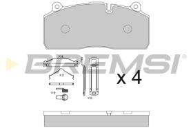 BREMSI BP7342 - PASTIGLIE FRENO - BRAKE PADS