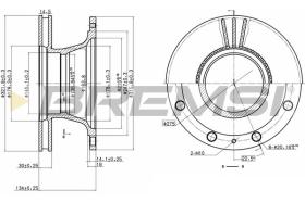 BREMSI CD5106V - DISCHI FRENO - BRAKE DISCS
