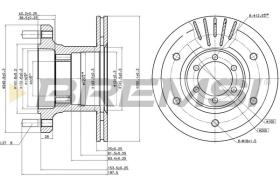 BREMSI CD5133V - DISCHI FRENO - BRAKE DISCS