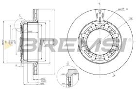 BREMSI CD5184V - DISCHI FRENO - BRAKE DISCS