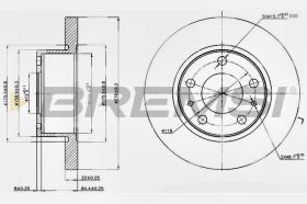 BREMSI CD5194S - DISCHI FRENO - BRAKE DISCS