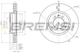 BREMSI CD5235V - DISCHI FRENO - BRAKE DISCS