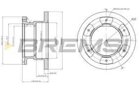 BREMSI CD5236S - DISCHI FRENO - BRAKE DISCS