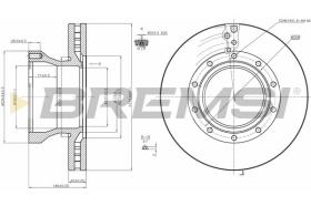 BREMSI CD5258V - DISCHI FRENO - BRAKE DISCS