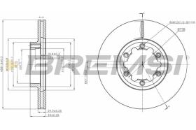 BREMSI CD5262V - DISCHI FRENO - BRAKE DISCS