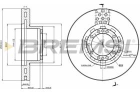 BREMSI CD5283V - DISCHI FRENO - BRAKE DISCS