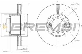 BREMSI CD5286V - DISCHI FRENO - BRAKE DISCS