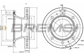 BREMSI CD5308V - DISCHI FRENO - BRAKE DISCS