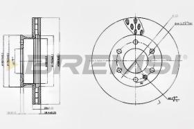 BREMSI CD5310V - DISCHI FRENO - BRAKE DISCS