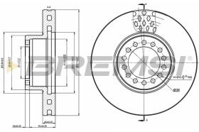 BREMSI CD5319V - DISCHI FRENO - BRAKE DISCS