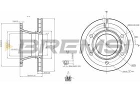 BREMSI CD5322V - DISCHI FRENO - BRAKE DISCS