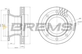 BREMSI CD5325V - DISCHI FRENO - BRAKE DISCS