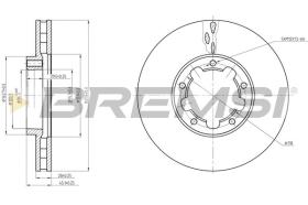 BREMSI CD5326V - DISCHI FRENO - BRAKE DISCS