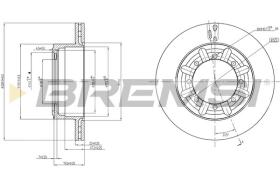BREMSI CD5340V - DISCHI FRENO - BRAKE DISCS
