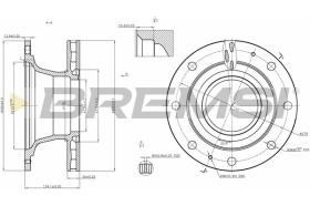 BREMSI CD5341V - DISCHI FRENO - BRAKE DISCS