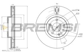 BREMSI CD5379V - DISCHI FRENO - BRAKE DISCS