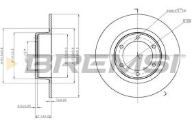 BREMSI CD6011S - DISCHI FRENO - BRAKE DISCS