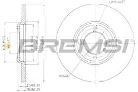 BREMSI CD6023S - DISCHI FRENO - BRAKE DISCS