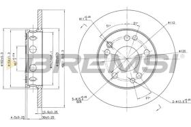 BREMSI CD6053S - DISCHI FRENO - BRAKE DISCS