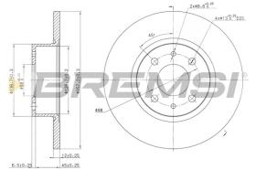 BREMSI CD6068S - DISCHI FRENO - BRAKE DISCS