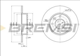 BREMSI CD6070S - DISCHI FRENO - BRAKE DISCS