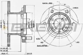 BREMSI CD6089S - DISCHI FRENO - BRAKE DISCS