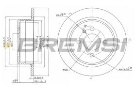 BREMSI CD6093S - DISCHI FRENO - BRAKE DISCS