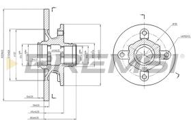 BREMSI CD6114S - DISCHI FRENO - BRAKE DISCS