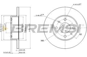 BREMSI CD6125S - DISCHI FRENO - BRAKE DISCS