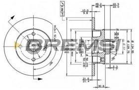 BREMSI CD6137S - DISCHI FRENO - BRAKE DISCS