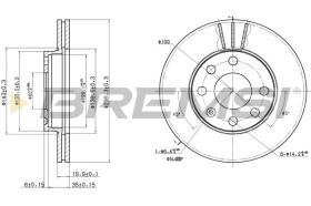 BREMSI CD6151V - DISCHI FRENO - BRAKE DISCS