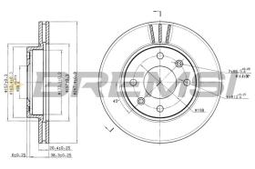 BREMSI CD6154V - DISCHI FRENO - BRAKE DISCS