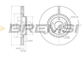 BREMSI CD6156V - DISCHI FRENO - BRAKE DISCS