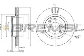 BREMSI CD6159V - DISCHI FRENO - BRAKE DISCS