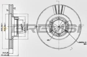 BREMSI CD6160V - DISCHI FRENO - BRAKE DISCS
