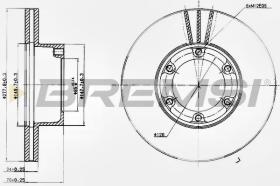 BREMSI CD6172V - DISCHI FRENO - BRAKE DISCS
