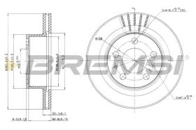 BREMSI CD6174V - DISCHI FRENO - BRAKE DISCS