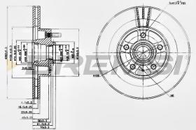 BREMSI CD6177V - DISCHI FRENO - BRAKE DISCS