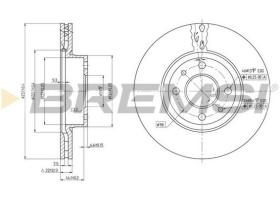 BREMSI CD6178V - DISCHI FRENO - BRAKE DISCS
